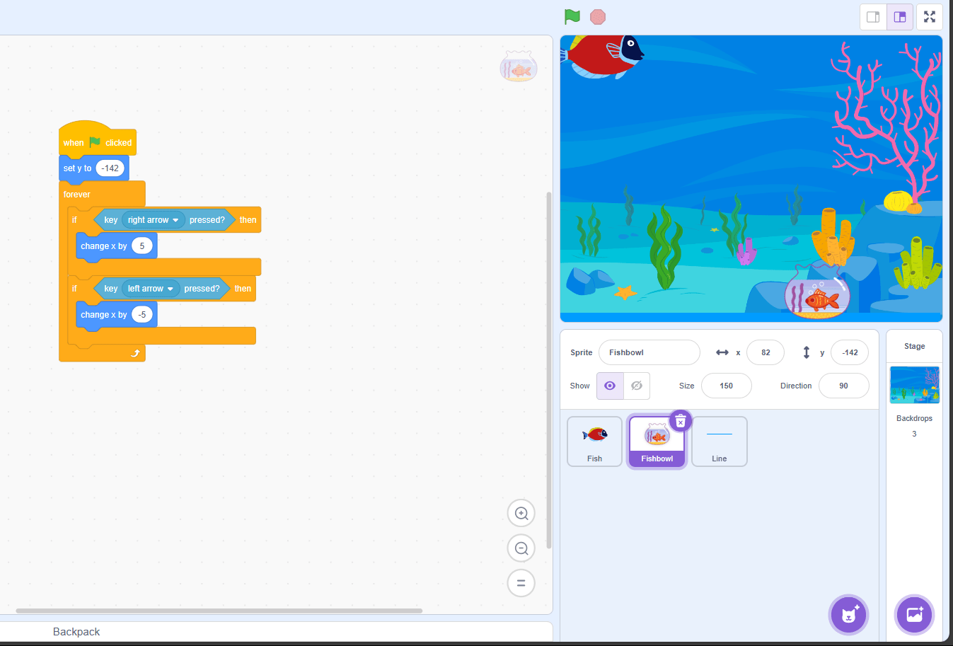 How to Create a Catch an item Game using Scratch Programming