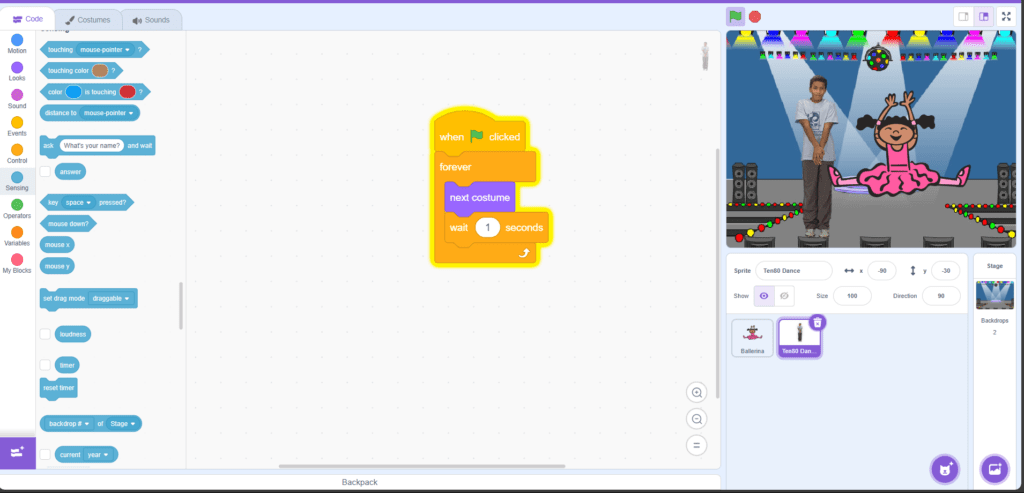 Crazy Scratch Project on Sprite Dance Party 3 Sprite Dance Party
