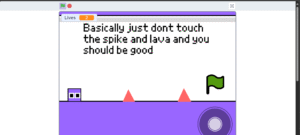3 Level Platformer game made using Scratch Programming